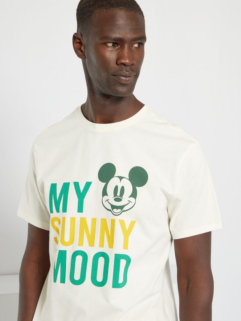 T-shirt 'Disney' em malha jersey BEGE - Kiabi