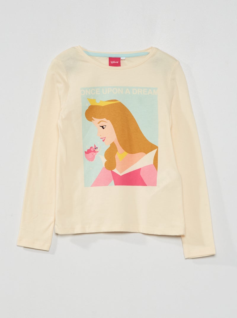 T-shirt 'Disney' em malha jersey BEGE - Kiabi