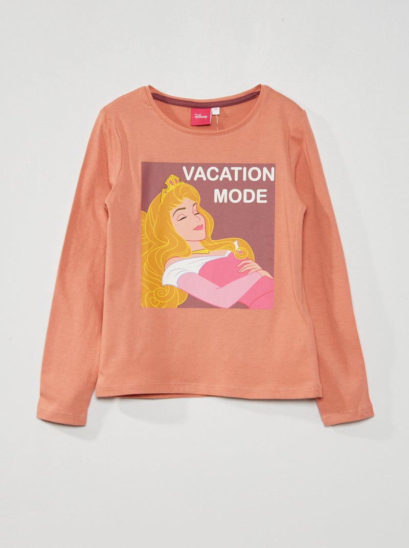 T-shirt 'Disney' em malha jersey ROSA - Kiabi