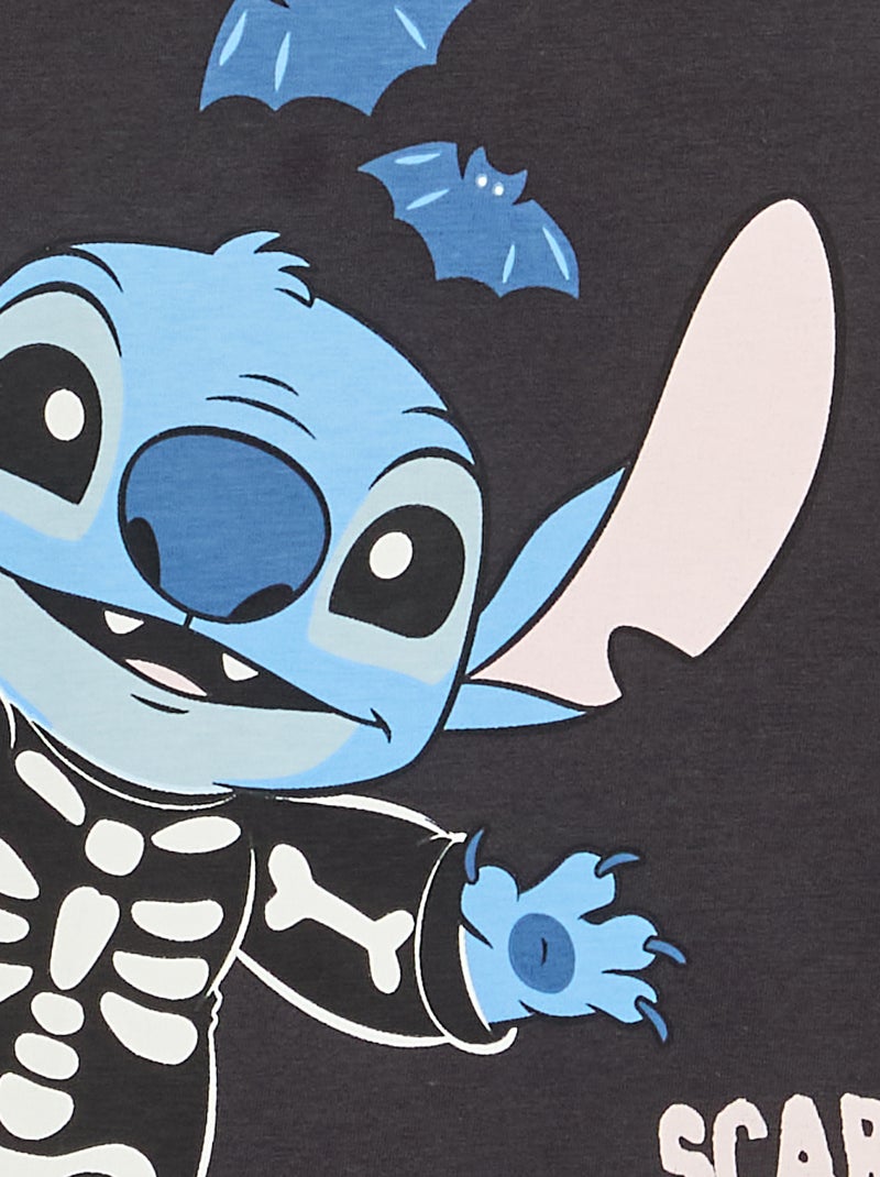 T-shirt 'Disney' 'Halloween' de manga comprida Preto - Kiabi