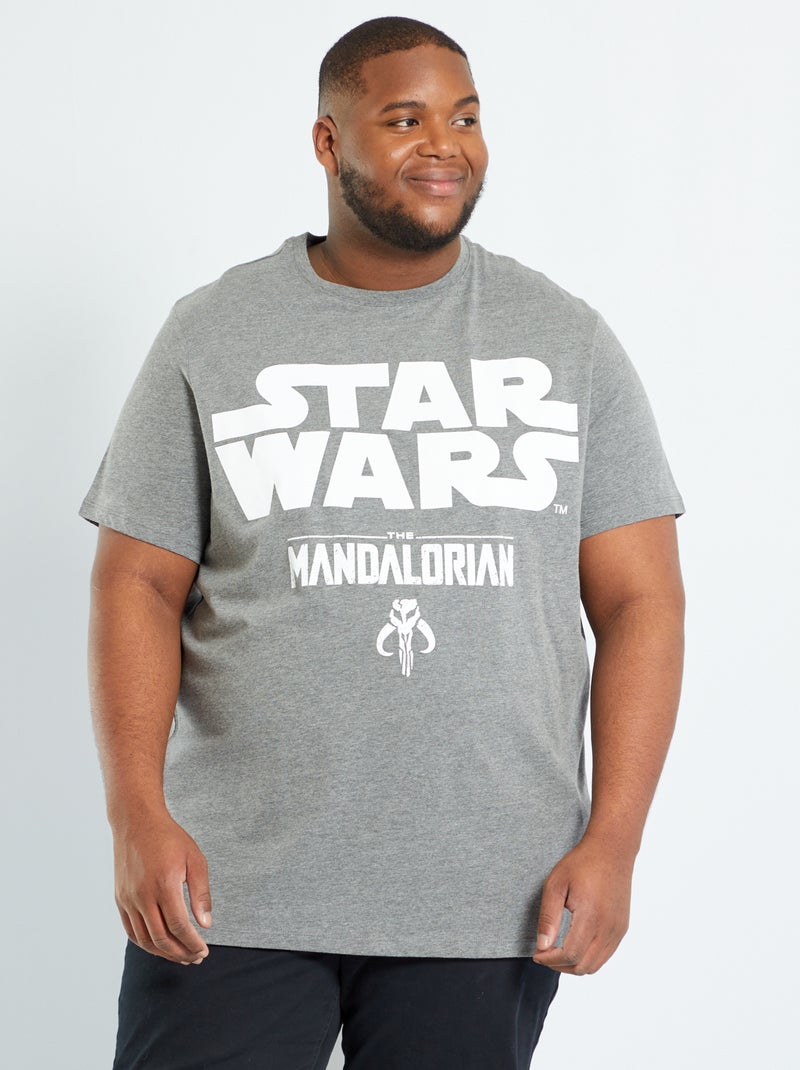 T-shirt 'Disney' 'Mandalorian' CINZA - Kiabi