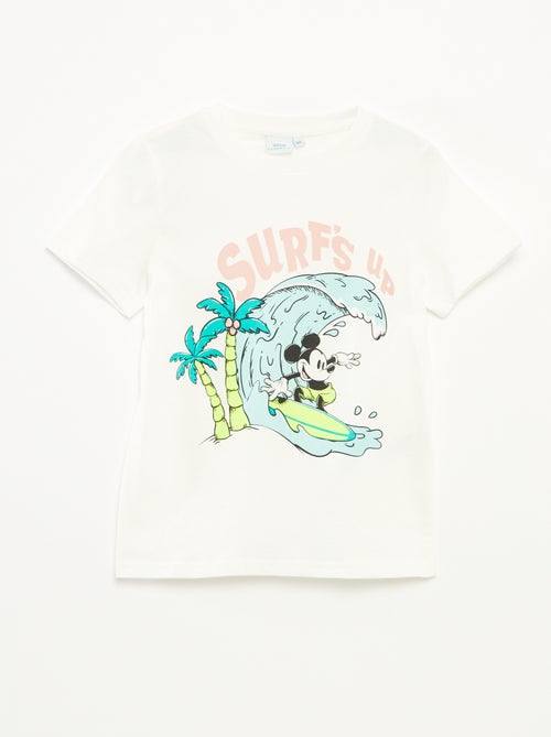 T-shirt 'Disney' 'Mickey' de manga curta - Kiabi