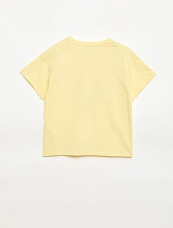 T-shirt 'Disney' 'Mickey' em algodão liso