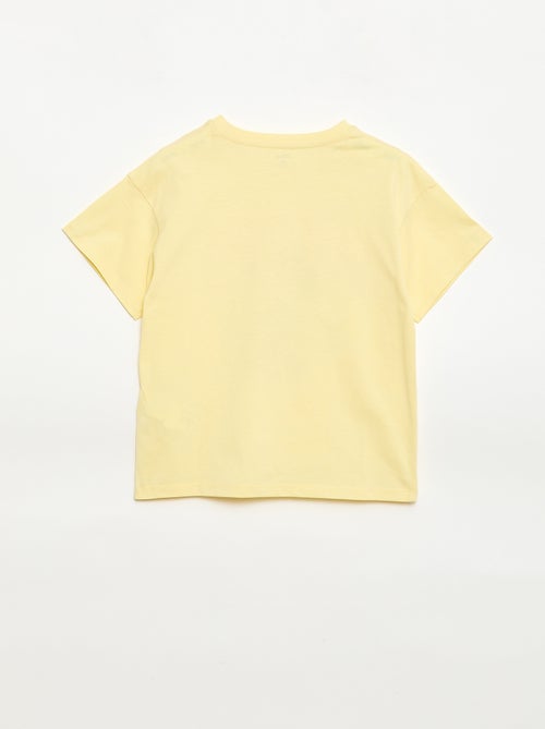T-shirt 'Disney' 'Mickey' em algodão liso - Kiabi
