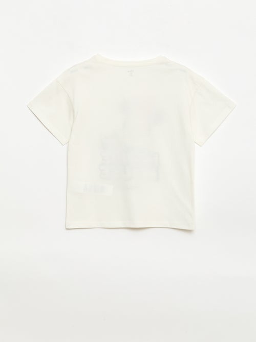 T-shirt 'Disney' 'Minnie' em algodão liso - Kiabi