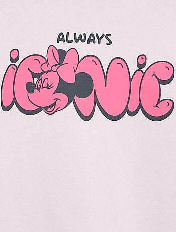 T-shirt 'Disney' 'Angel' em algodão liso