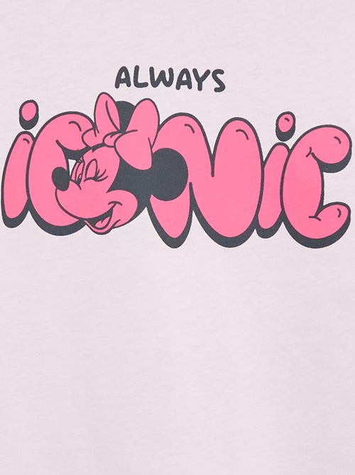 T-shirt 'Disney' 'Minnie' em algodão liso - Kiabi