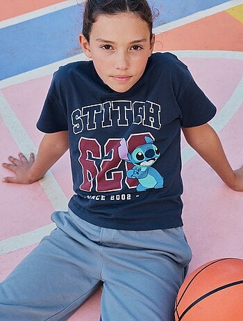 T-shirt 'Disney' 'Stitch' de manga curta