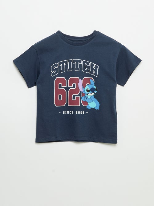 T-shirt 'Disney' 'Stitch' de manga curta - Kiabi