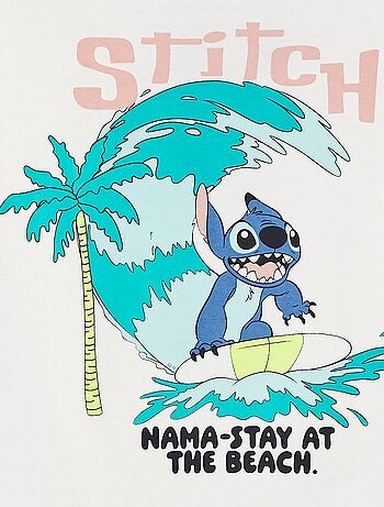 T-shirt 'Disney' 'Stitch' de manga curta