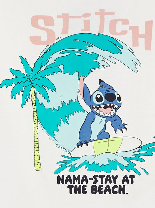 T-shirt 'Disney' 'Stitch' de manga curta - Kiabi