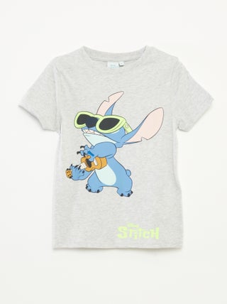 T-shirt 'Disney' 'Stitch' de manga curta