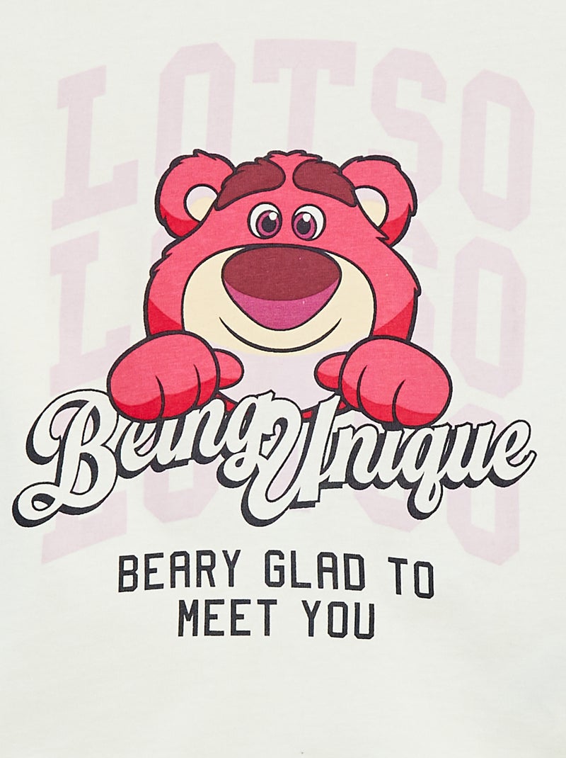 T-shirt 'Disney' 'Toy story' de mangas curtas Branco - Kiabi