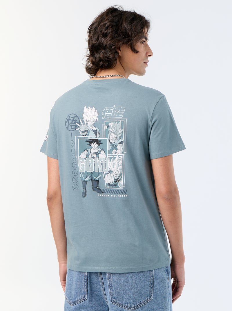 T-shirt 'Dragon Ball' de manga curta Azul - Kiabi