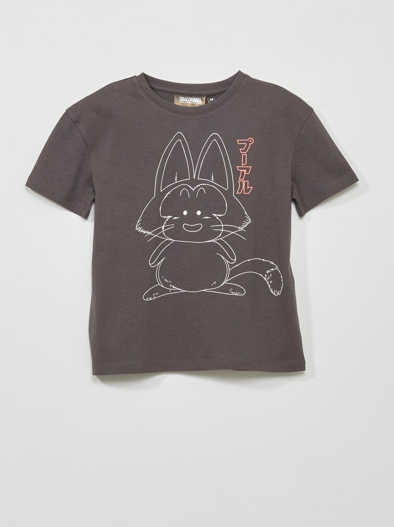 T-shirt 'Dragon Ball' de manga curta Cinza Escuro - Kiabi