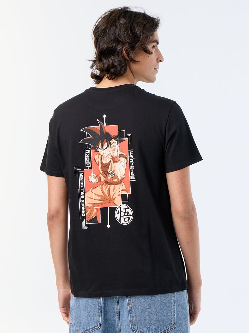 T-shirt 'Dragon Ball' de manga curta Preto - Kiabi
