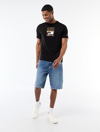 T-shirt 'Dragon Ball' 'Goku' de manga curta