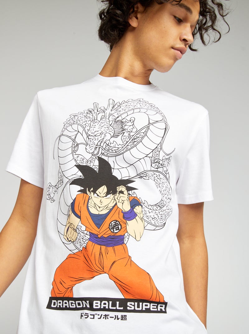 T-shirt 'Dragon Ball Z' de gola redonda Branco - Kiabi