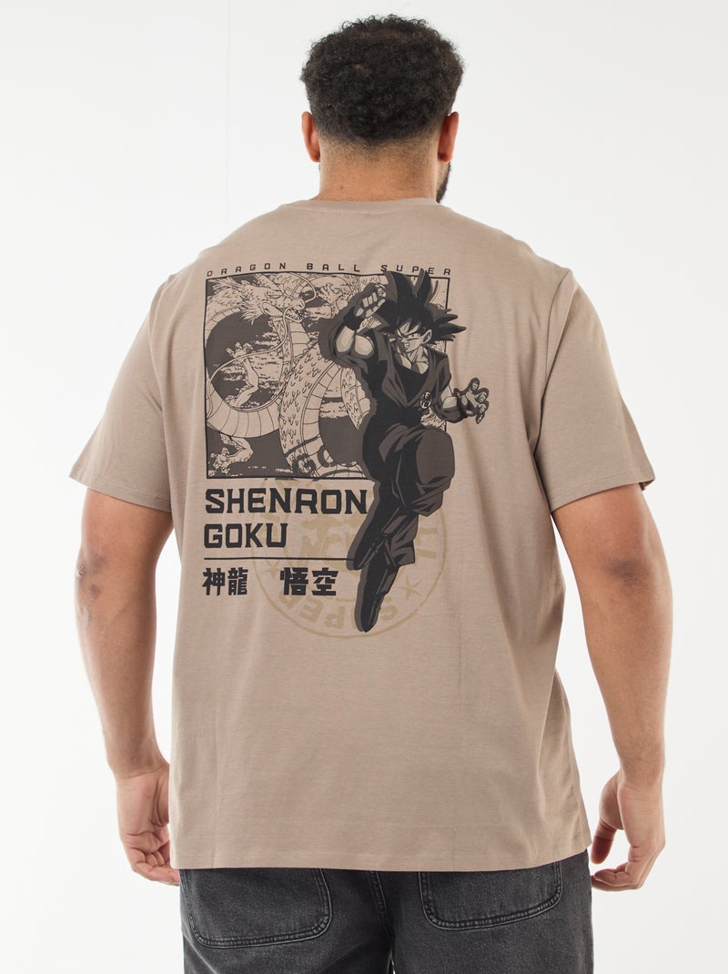 T-shirt 'Dragon Ball Z' de manga curta Bege - Kiabi