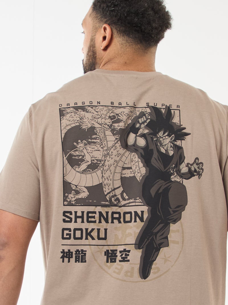 T-shirt 'Dragon Ball Z' de manga curta Bege - Kiabi