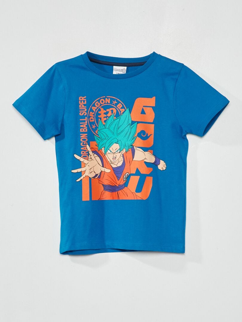T-shirt 'Dragon Ball Z' em jersey Azul - Kiabi