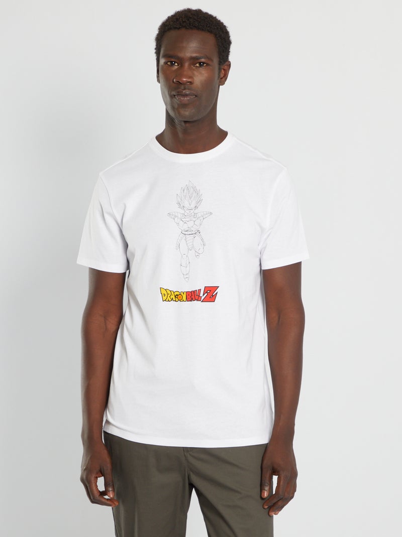 T-shirt 'Dragon Ball Z' em jersey Branco - Kiabi