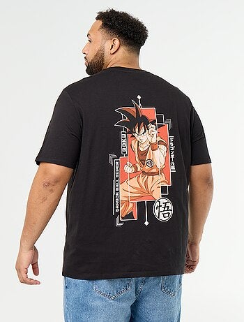 T-shirt 'Dragon Ball Z' estampado à frente e atrás