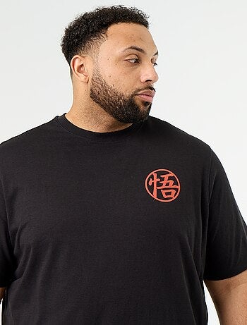T-shirt 'Dragon Ball Z' estampado à frente e atrás
