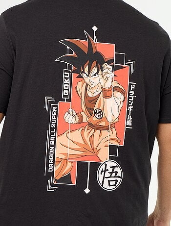 T-shirt 'Dragon Ball Z' estampado à frente e atrás