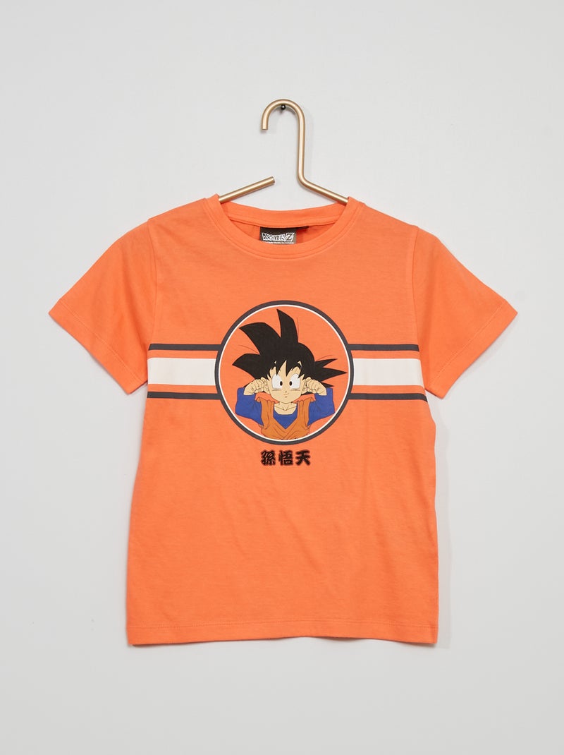 T-shirt 'Dragon Ball Z' LARANJA - Kiabi