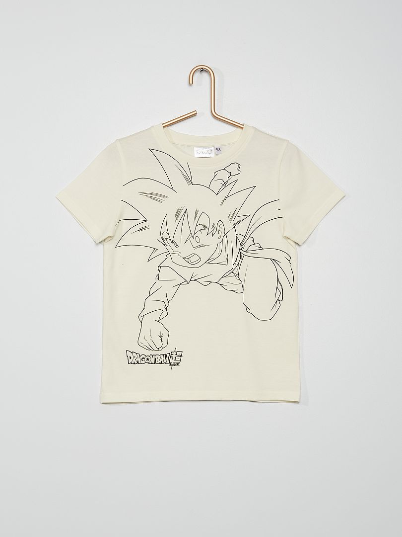 T-shirt 'Dragon Ball Z' 'Son Goku' BRANCO - Kiabi