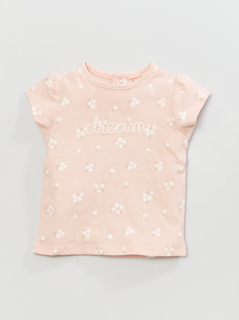 T-shirt 'dream' ROSA - Kiabi