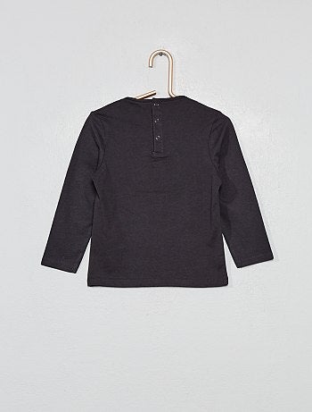 T-shirt 'Eco-conception' com bordado em coração - Kiabi