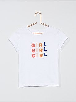 T-shirt 'Eco-conception' com estampado 'coração' - Kiabi