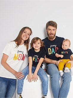 T-shirt 'Eco-conception' estampada - Kiabi