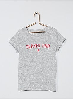 T-shirt 'Eco-conception' estampada - Kiabi