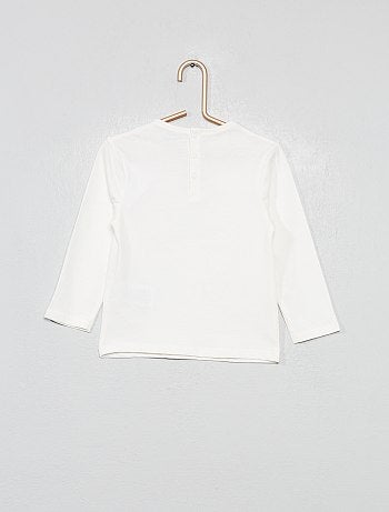 T-shirt 'Eco-conception' estampado 'ouriços' - Kiabi