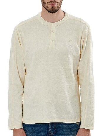 T-Shirt Écru Kaporal TINS para Homem