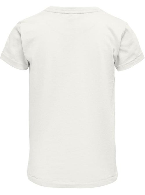 T-shirt Écru para Menina Kids ONLY Kogwendy - Kiabi
