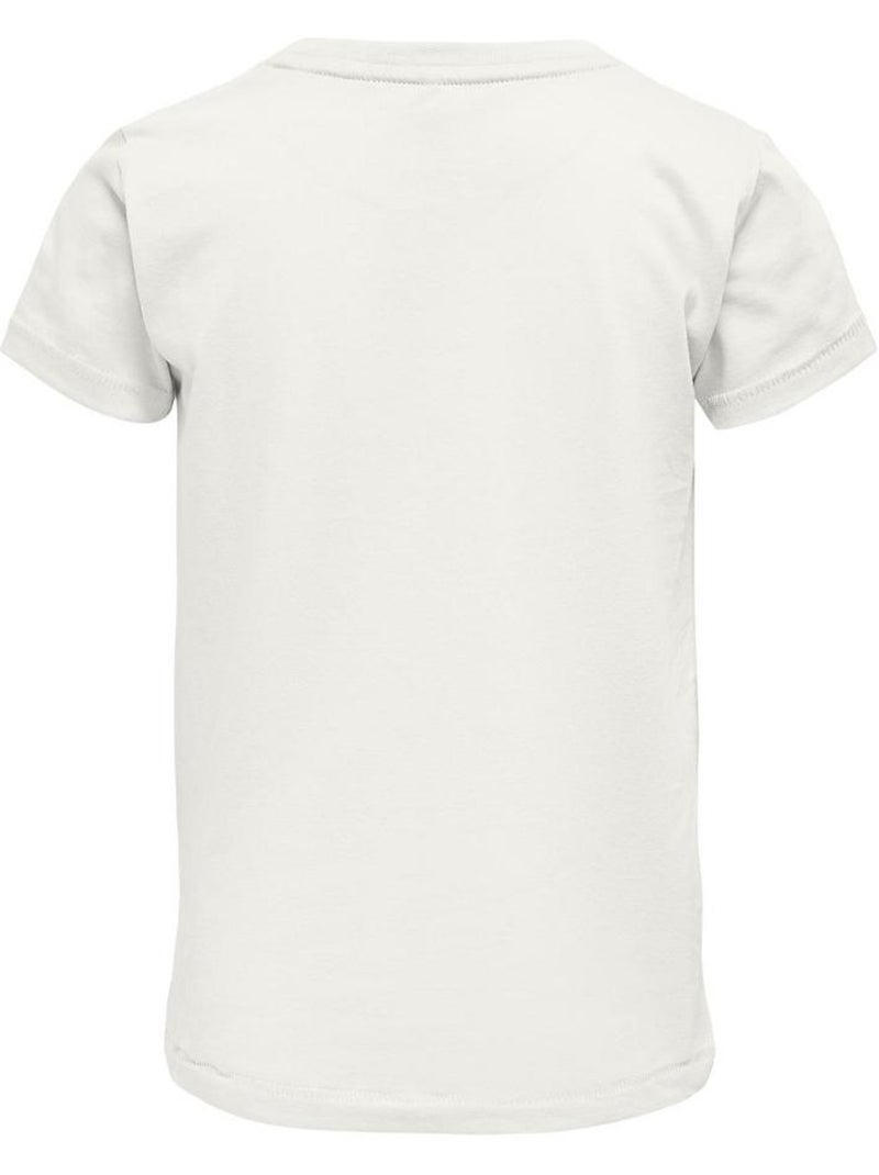 T-shirt Écru para Menina Kids ONLY Kogwendy Ecru - Kiabi
