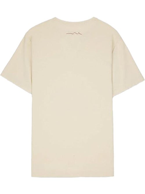 T-Shirt Écru Teddy Smith Gabriel para Homem - Kiabi