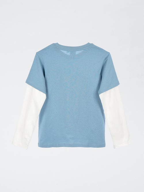 T-shirt efeito mangas duplas 'Patrulha Pata' - Kiabi