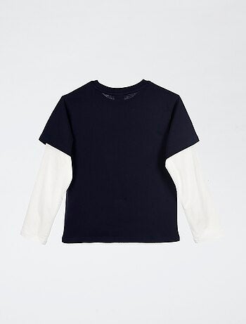 T-shirt efeito mangas duplas 'Patrulha Pata'