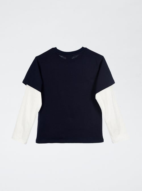 T-shirt efeito mangas duplas 'Patrulha Pata' - Kiabi T-shirt efeito mangas duplas 'Patrulha Pata' - Kiabi
