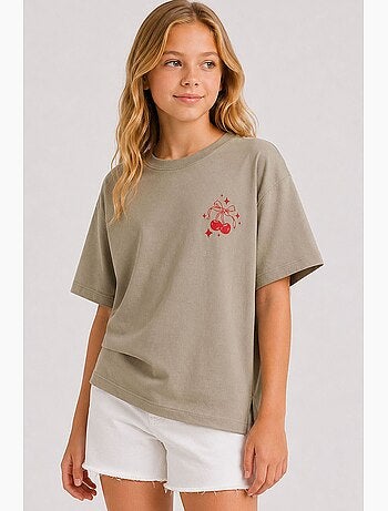 T-shirt elástica em algodão tommy