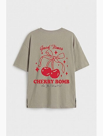 T-shirt elástica em algodão tommy