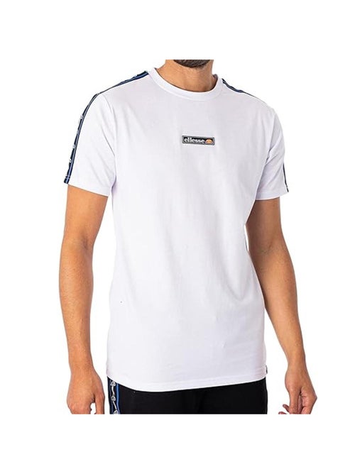 T-shirt Ellesse Onix para Homem Branco/Azul-Marinho - Kiabi T-shirt Ellesse Onix para Homem Branco/Azul-Marinho - Kiabi