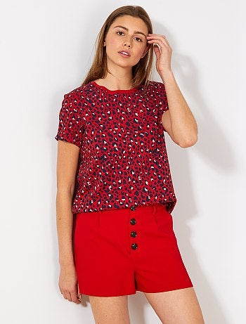 T-shirt em algodão biológico - Kiabi