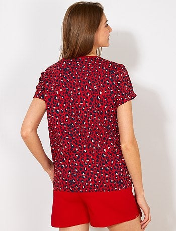 T-shirt em algodão biológico - Kiabi