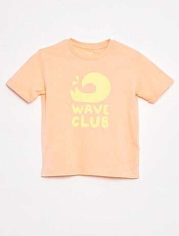 T-shirt em algodão com estampado